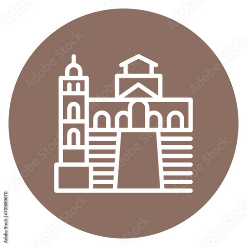 Amalfi Coastline Line Icon