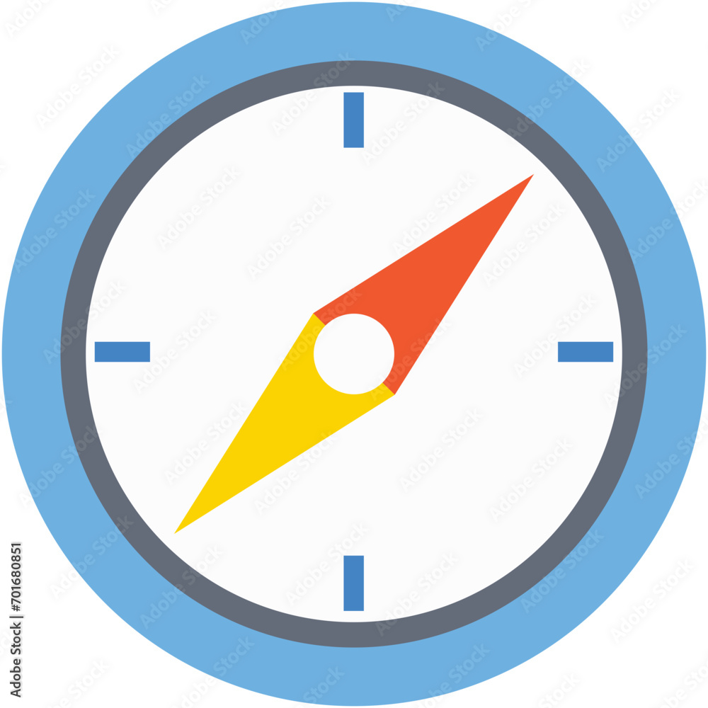 Compass Flat Vector Icon Compass Flat Vector Icon