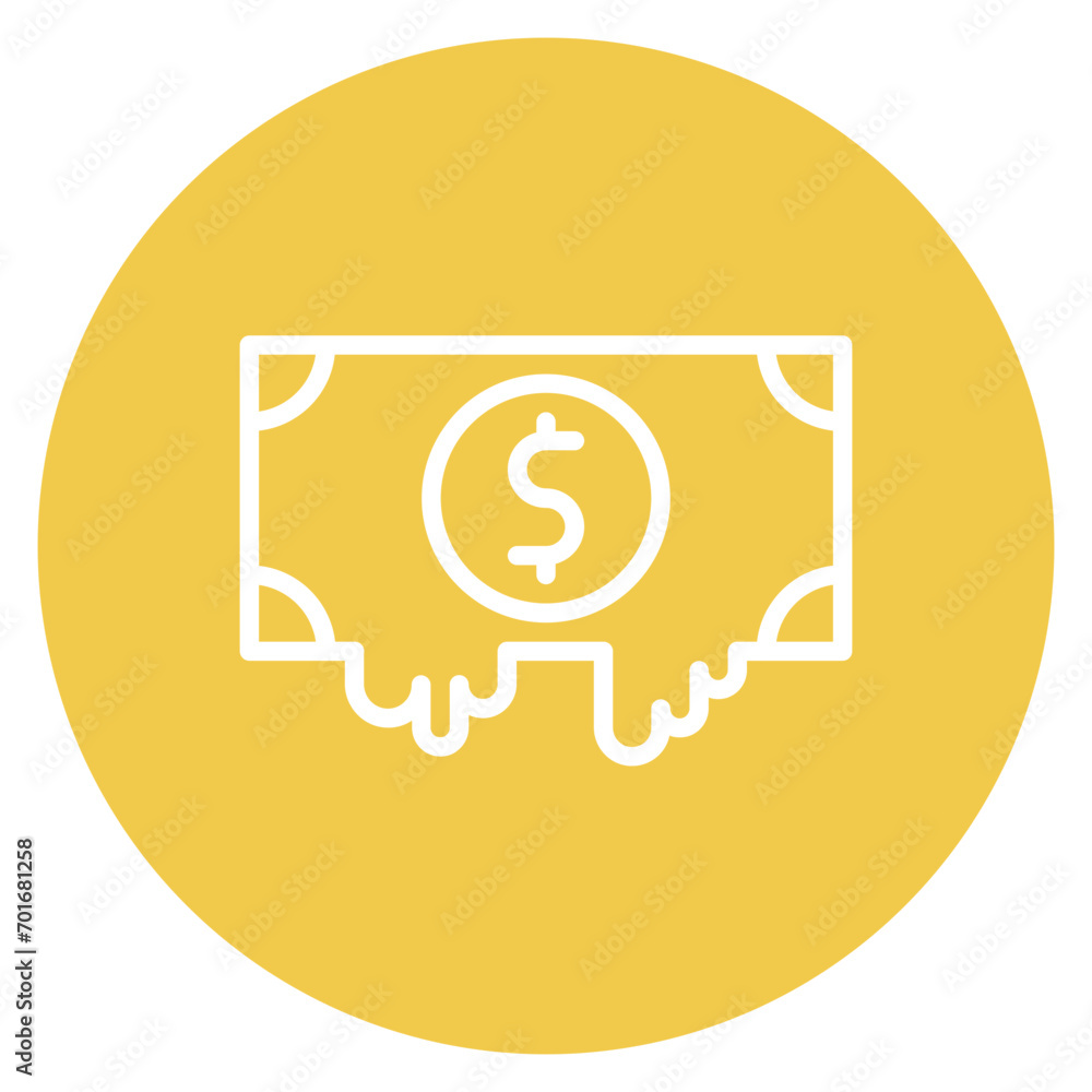 Dirty Money Line Icon Dirty Money Line Icon