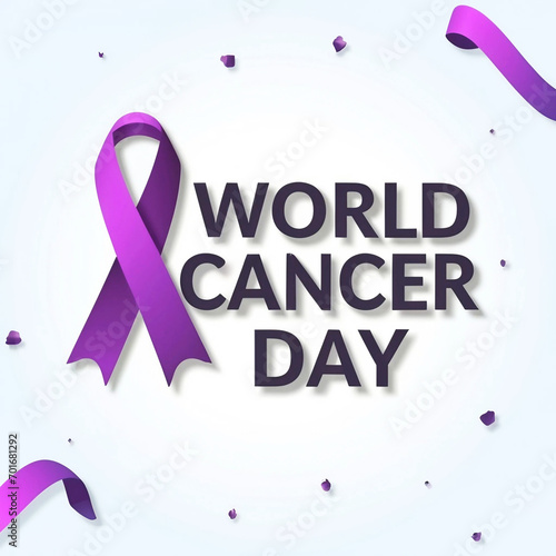 World Cancer Day poster background