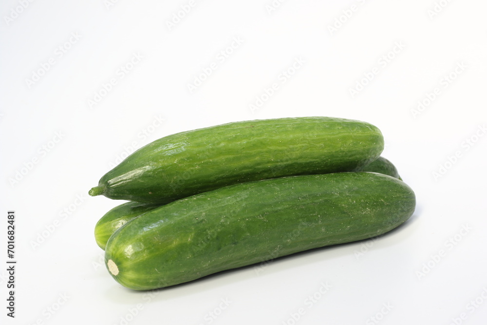 cucumber isolated on white background cucumber isolated on white background