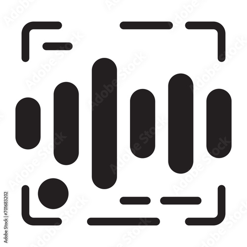 voice assistant glyph icon