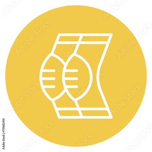 Kneepad Line Icon