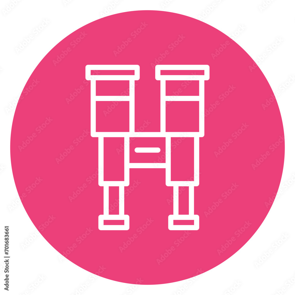 Binoculars Line Icon Binoculars Line Icon
