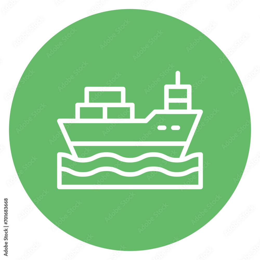 Cruise Line Icon Cruise Line Icon