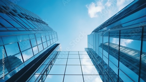 Modern architecture. office buildings. glass modern business centers. skyscrapers.Modern office building