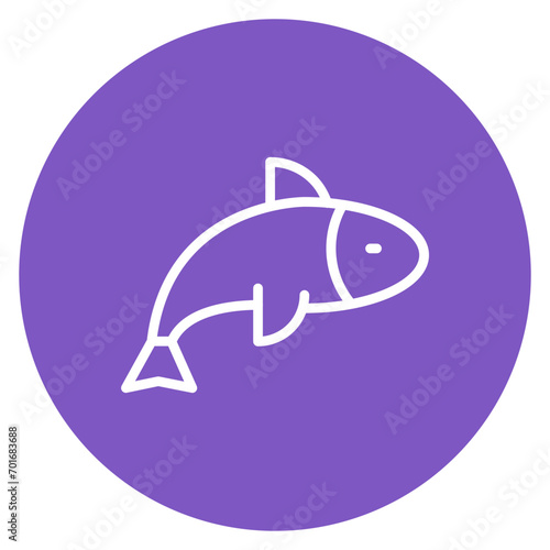 Fish Line Icon