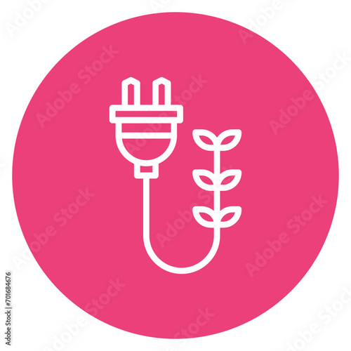 Biomass Line Icon