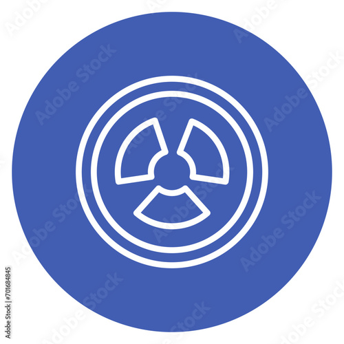 Radiation Line Icon