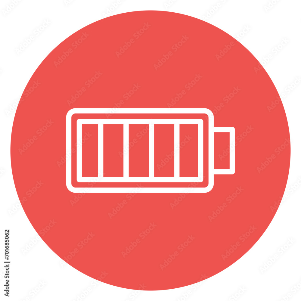 Full Battery Line Icon Full Battery Line Icon