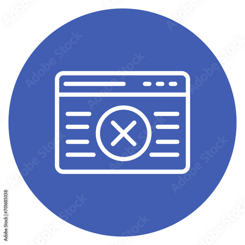 Error Line Icon