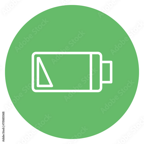 Low Battery Line Icon