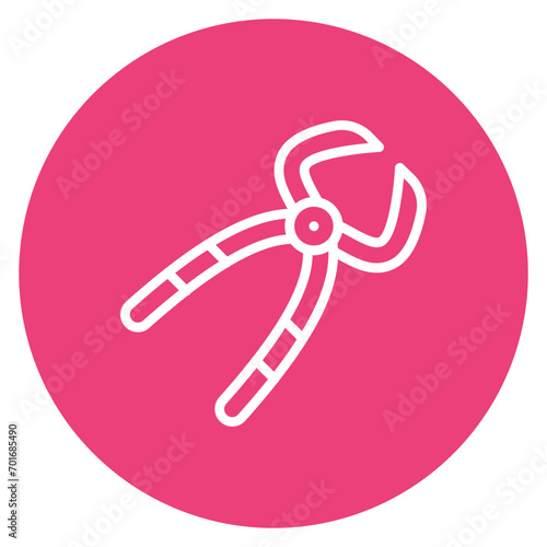 Pincers Line Icon