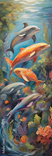fish in the water
