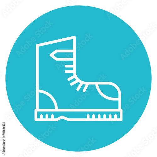 Snow Shoes icon vector image. Can be used for Ski Resort.