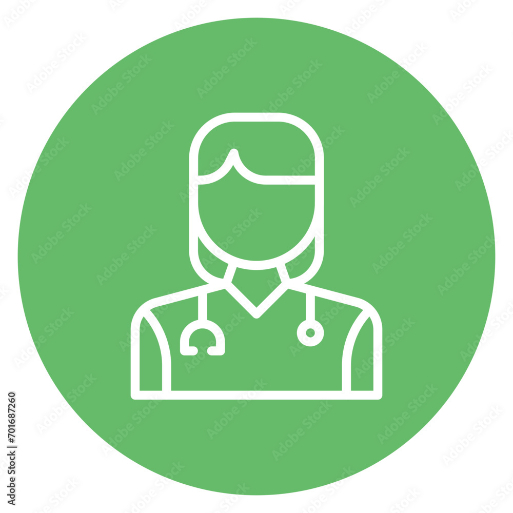 Nurse Female icon vector image. Can be used for Nursing. Nurse Female icon vector image. Can be used for Nursing.