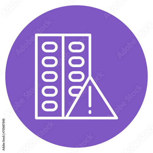 Overdose icon vector image. Can be used for Addiction.