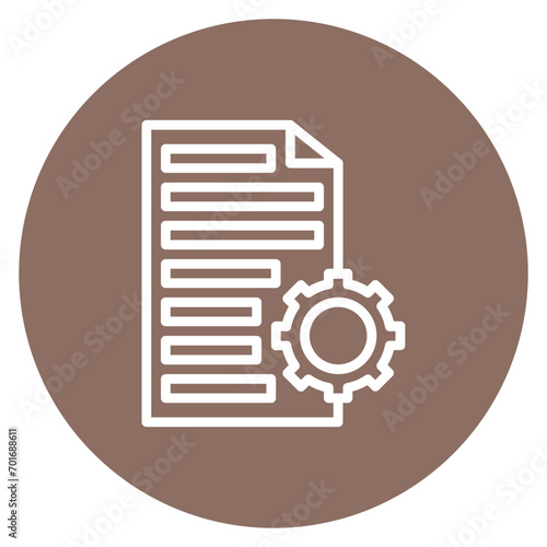 Disclosure icon vector image. Can be used for Video Blog.