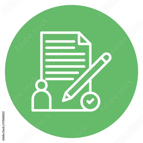 Guest Post icon vector image. Can be used for Video Blog.