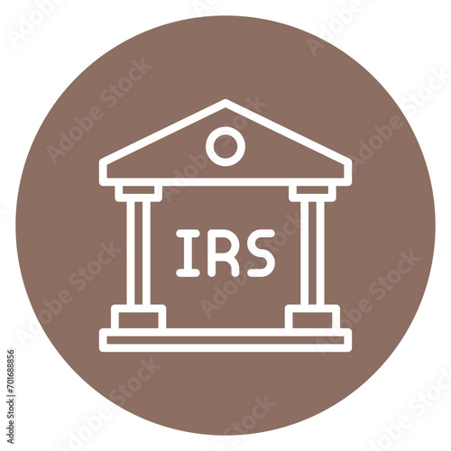IRS icon vector image. Can be used for Credit And Loan.