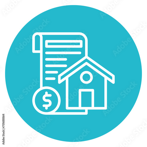 Lien icon vector image. Can be used for Credit And Loan.