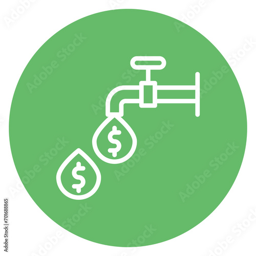 Liquidity icon vector image. Can be used for Credit And Loan.