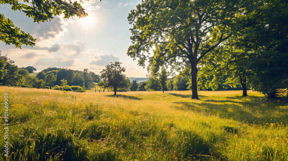 Obraz premium landscape with a field