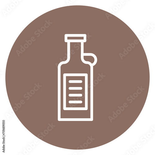 Moon Shine icon vector image. Can be used for Bar.
