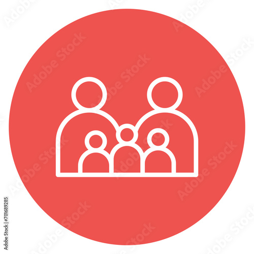 Family icon vector image. Can be used for Maternity.