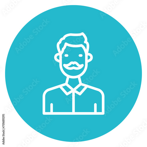 Father icon vector image. Can be used for Maternity.