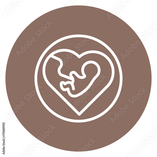 Pregnancy icon vector image. Can be used for Maternity.