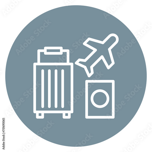 Tour icon vector image. Can be used for Archeology.