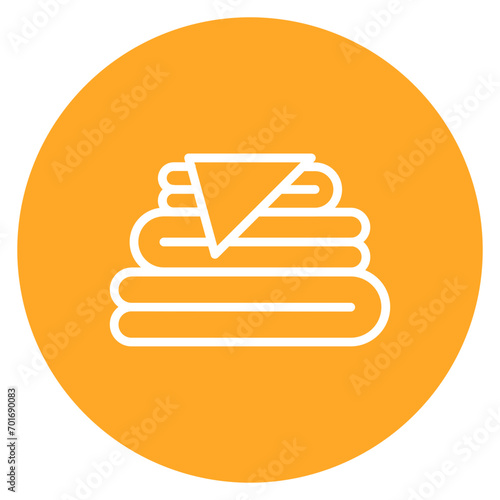 Blanket icon vector image. Can be used for Laundry.