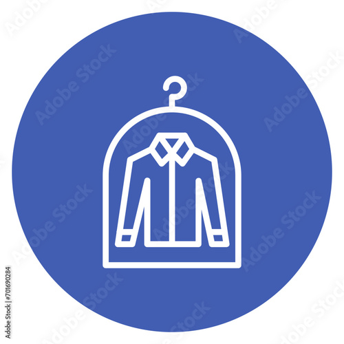 Dry Clean icon vector image. Can be used for Laundry.