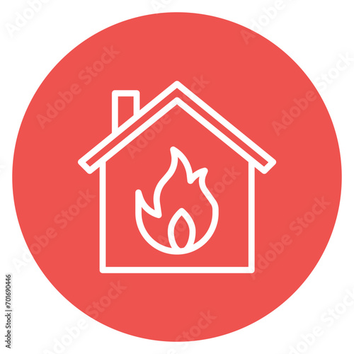 Arson icon vector image. Can be used for Human Rights.