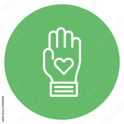 Charity icon vector image. Can be used for Human Rights.