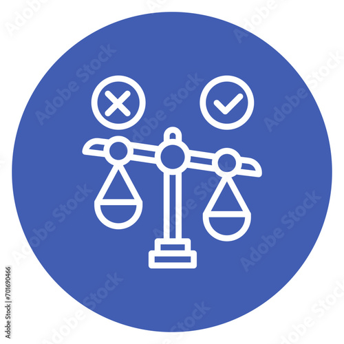Discrimination icon vector image. Can be used for Human Rights.