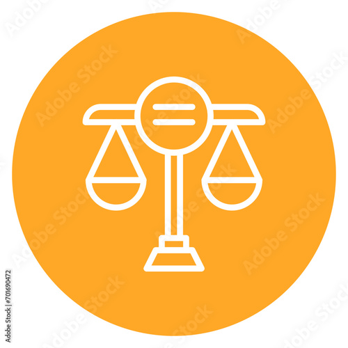 Equality icon vector image. Can be used for Human Rights.