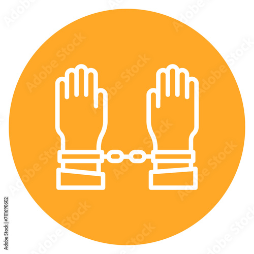 Slavery icon vector image. Can be used for Human Rights.