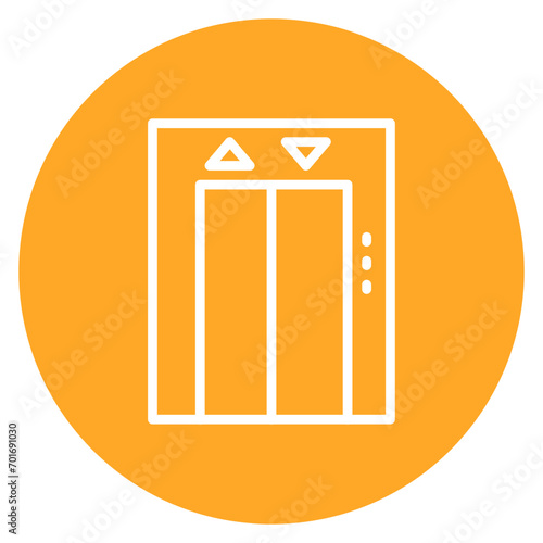 Lift icon vector image. Can be used for Nursing Home.