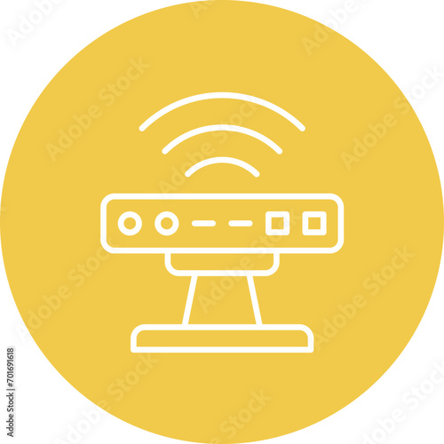 Kinect Line Color Icon