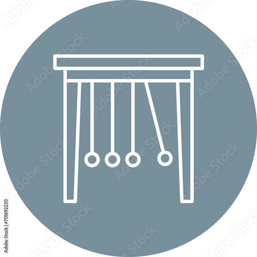 Pendulum Line Color Icon