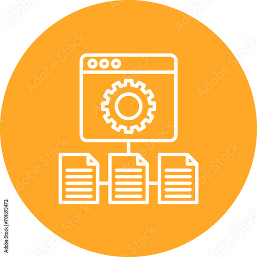 Frame Works Line Color Icon