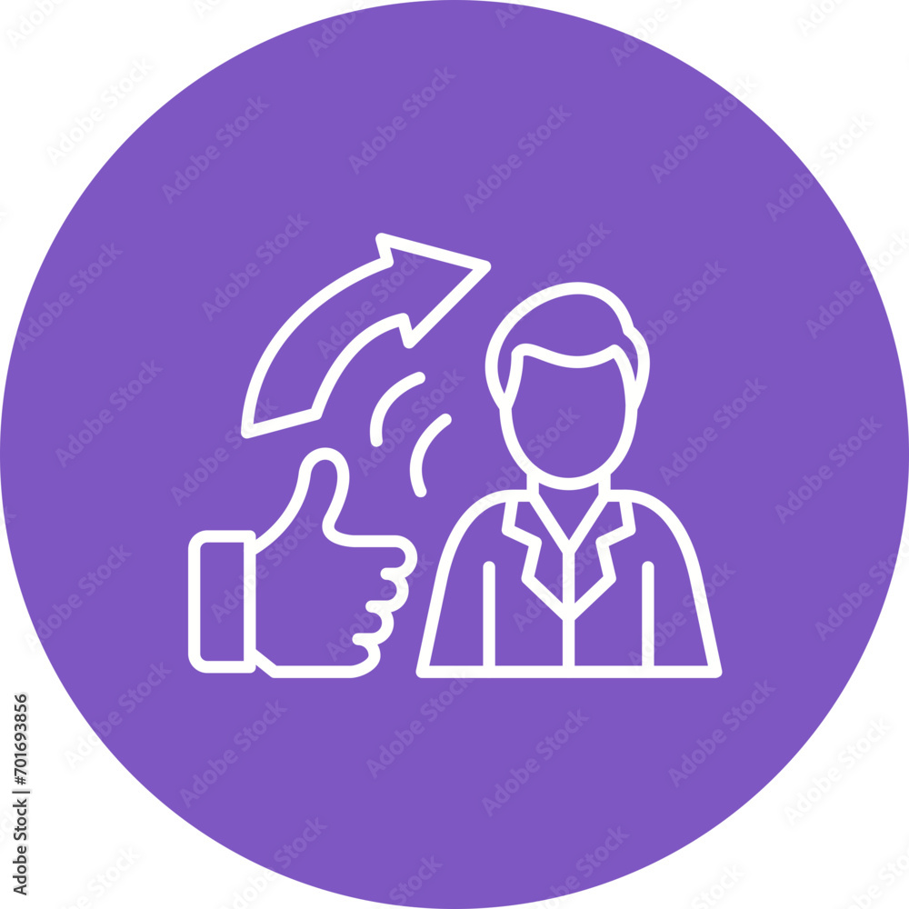 Employees Motivation Line Color Icon Employees Motivation Line Color Icon