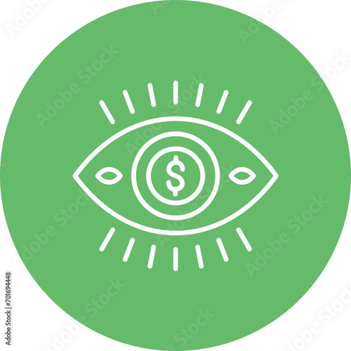 Vision Line Color Icon