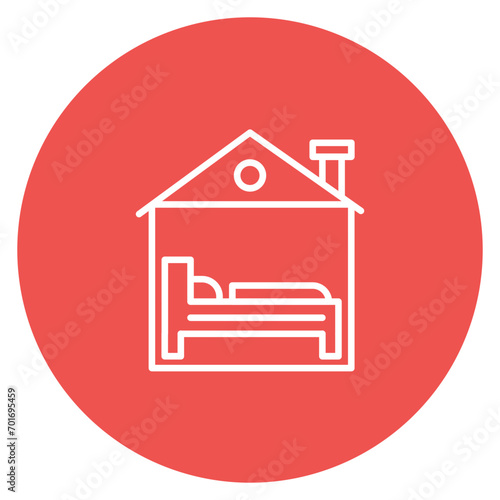 Wallpaper Mural Accommodation Line Color Icon Torontodigital.ca