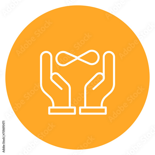 All Inclusive Line Color Icon