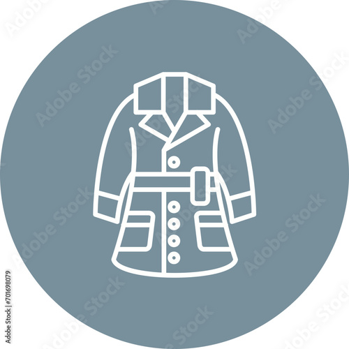 Coat Line Color Icon