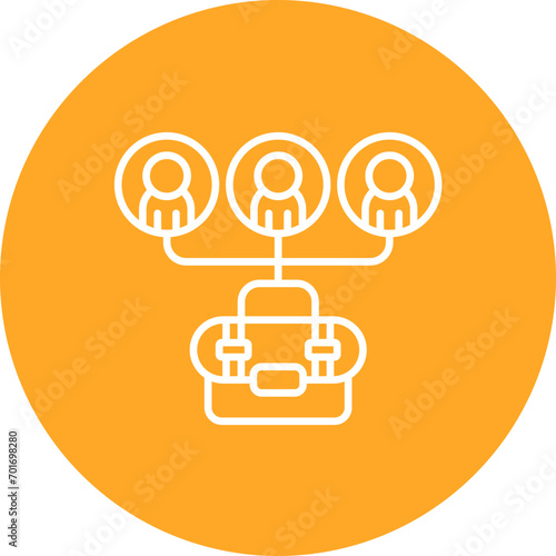 Acquisition Line Icon