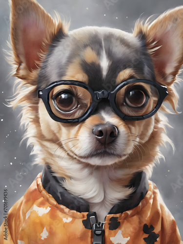 chihuahua dog portrait © pla2u